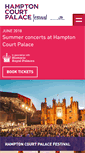 Mobile Screenshot of hamptoncourtpalacefestival.com